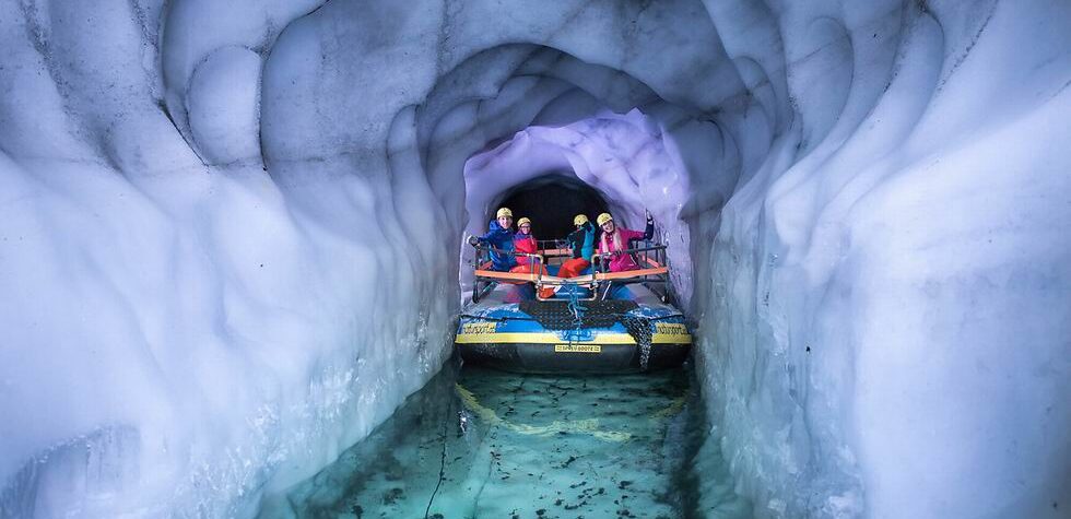 Hintertuxer Gletscher Natur Eis Palast Tirol