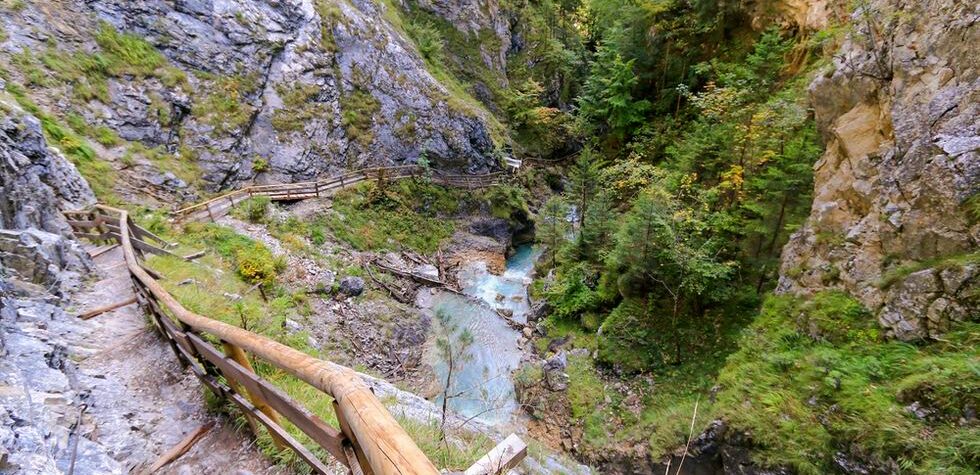 Wolfsklamm szurdok Tirol